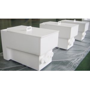 High Purity PVDF PFA PTFE Electroplating Tanks , Semiconductor Plating Equipment