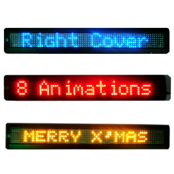 Quality P7.62 LED Message Sign Display with remote control F780R Red Blue Green White Green color wholesale