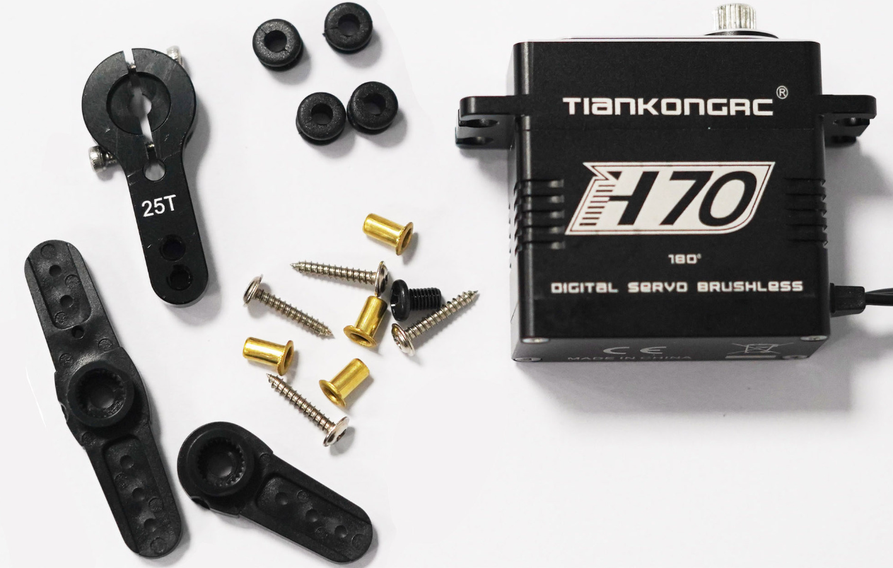 TIANKONGRC 70KG High Torque Digital RC Brushless Servo Motor Waterproof All
