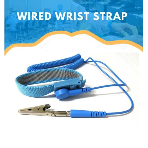 Antistatic Wrist Strap Adjustable ESD Wristband Electrostatic Discharge Strap