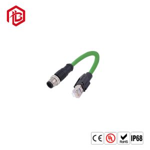IP67/68 Waterproof Circular Connector M12 Cable Connector A/B/D Coding 3-17pin