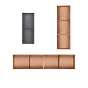 Matt Stainless Steel Niche Inserted Wall Shower Niche Stainless