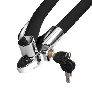 MONOJOY Foldable Steering Wheel Lock Heavy Duty Anti Theft Clamp Device