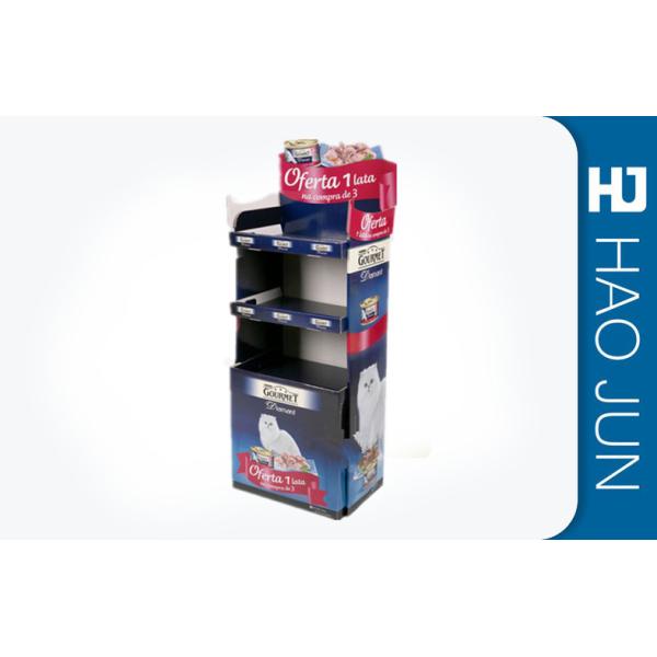 Custom Cardboard Display Stands , Corrugated Cardboard Point Of Sale Display