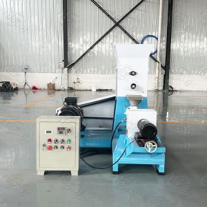 China Capacity 40-50kg/H Fish Feed Pellet Machine Dustproof on sale