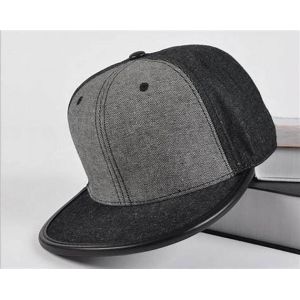 China Leather Brim Wool Mens Fitted Baseball Hats , Strap Snapback Hats Embroidering Blank on sale