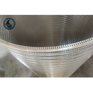Vee Shaped Rotary Drum Wedge Wire Screen Pipe 904l Cylindrical