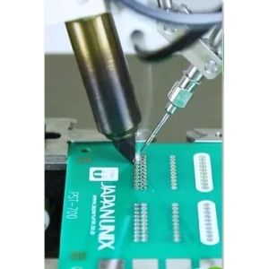 4 Axis Automatic Soldering Machine with 920*700*850MM Dimensions and 1000