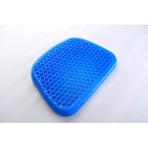 Blue Gel Auto Car Cushions Custom Logo Pressure Sensitive Multi Function