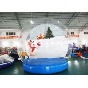 Holiday Decoration Large Christmas Inflatable Snow Globe 3m To 8m Diameter