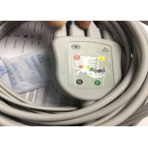 10 Lead ECG Replacement Parts Cable GE2104726-001 EU Standard