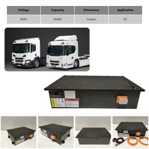 OEM 330V 100AH EV Lithium Ion Battery Pack 30kwh With Liquid Cooling System