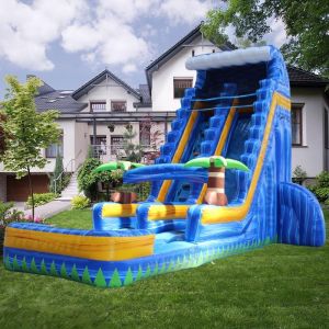 5-10 Passenger Capacity 2024 Inflatable White Water Slide Swing Set with