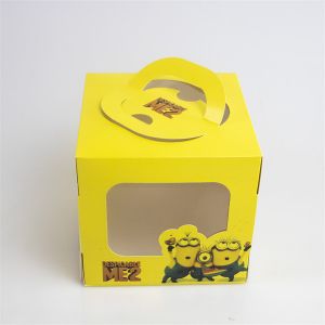 Recyclable Cupcake Packaging Boxes Custom Logo Handling Animated