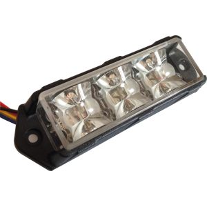 VS-938D DUAL COLOR LED Surface Mounting grill light, 6*3W each LED, 17 patterns