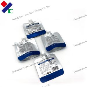 Drinking Silver Biodegradable Packaging Bags Recyclable 200ml Retort 10ml 30ml