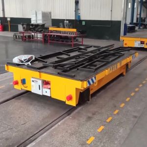 30 Ton Electric Cable Power Transfer Trolley Rail Guided Material Transport