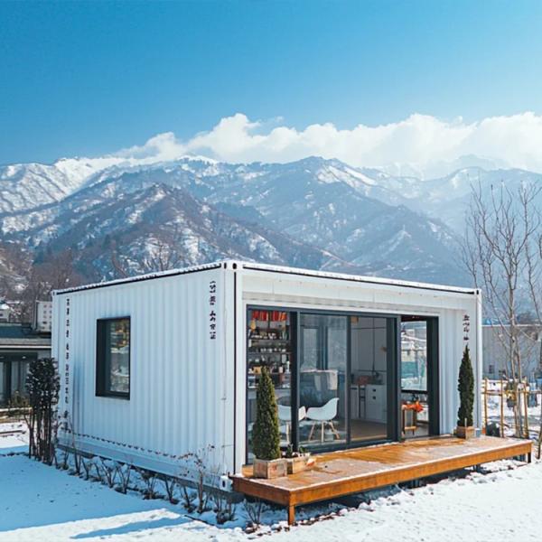 Easy And Fast Assembling Single Story Container Homes Interior 3D Model For