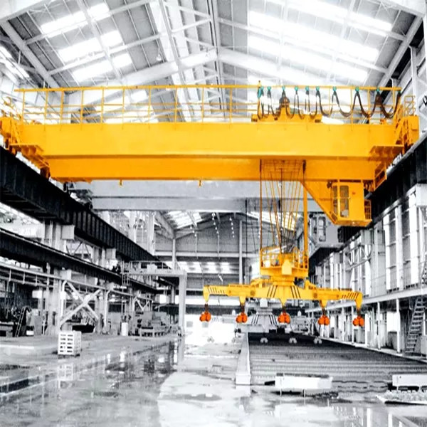 Quality QC Model Double Girder Overhead Crane With Magnet wholesale