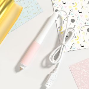 1.5A 2.5mm Nib Foil Transfer Machine , Hot Foil Pen For DIY Cards