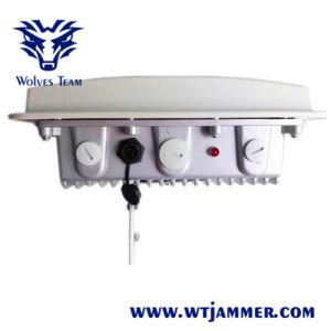 China Indoor GSM Mobile Phone 5G Signal Jammer With Directional Panel Antenna and Remote Control on sale