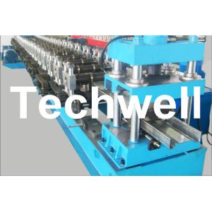 16 Steps Forming Station Sigma Purlin Roll Forming Machine With 4mm Thickness