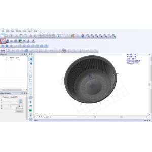 3D Layered Deep Carving EZCAD Laser Marking Software 3D Function Of EZCAD3
