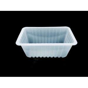 Custom Food Grade PP Microwavable Meat Tray Sealable Freezer Safe