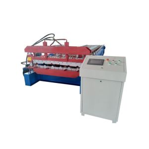 Solid Shaft IBR Sheet Roll Forming Machine Shaft Diameter 76mm Chain Transmissio