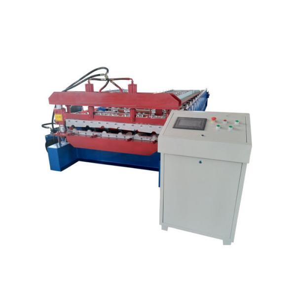 Solid Shaft IBR Sheet Roll Forming Machine Shaft Diameter 76mm Chain Transmissio