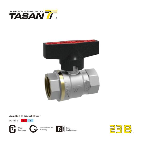Forged 3/8'' Brass Ball Valve Female X Female Connection For Gasoline Network
