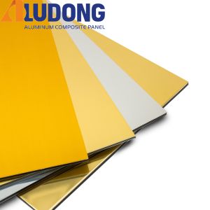 3MM Gold Silver Mirror Aluminum Composite Panel PE Coating