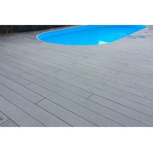Cheap Weather Resistant Plastic Lumber Composite Garden Decking , Easy Installation for sale