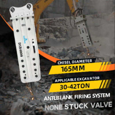 Quality Excavator Backhoe Hydraulic Breaker Hammer With Chisel Hydraulic Rock Breaker Hydraulic Hammer for Loader wholesale