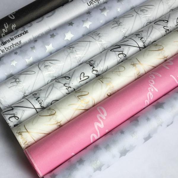 Printable Glazed Tissue Paper For Packing Shipping OEM Logo