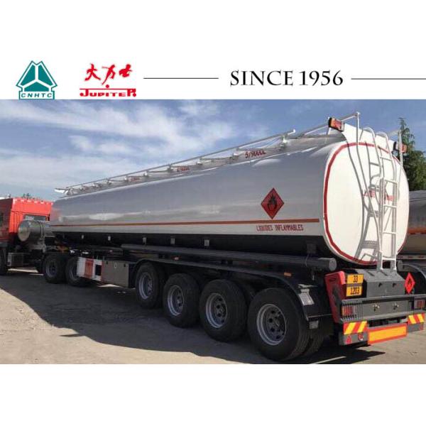 Quality ADR Standard Fuel Tanker Trailer 45000 Liters Capacity With Airbag And Lifting wholesale