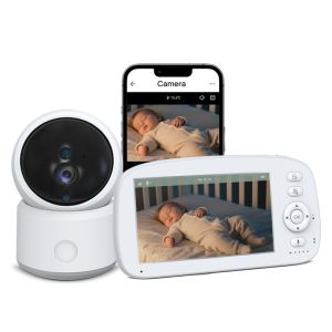Wi-Fi Baby Monitor with Up to 8 Hours Battery Life 1-Year Warranty and Dual Zoom