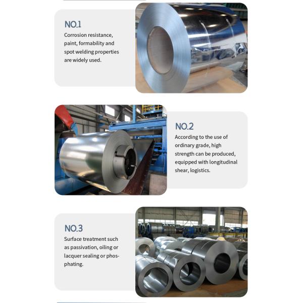 Hot Dip Galvanized Steel Coil Sheet Roll Cold Rolled 0.2 Mm
