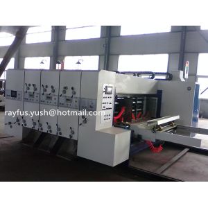 Automatic Flexo Printer Slotter Die-cutter Machine, Automatic Back-kick Feeding