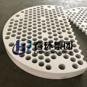 Customized Non Corrosive Dimpled Molded PTFE Plate