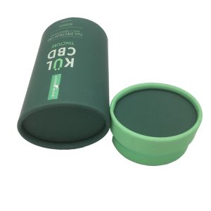 30ml Cylinder Cardboard Packaging Round Shape EVA Insert