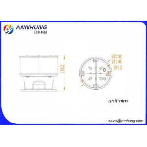 Flashing Mode Aeronautical Obstruction Light High Borosilicate Glass Material
