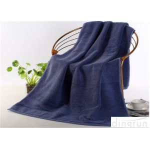 Satin Bamboo Cotton Bath Towels Bright Colored With Multi Sizes