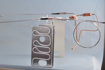 Quality R410A Aluminum Refrigerator Roll Bond Evaporators wholesale