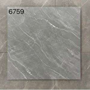 Patterned Marble Ceramic Tile Porcelain Floor 600x600 Stain Resistance