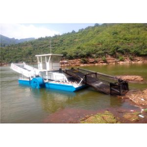 Cheap River Clean 1000m2 / Hour Trash Skimmer Machine Weed Dredger for sale