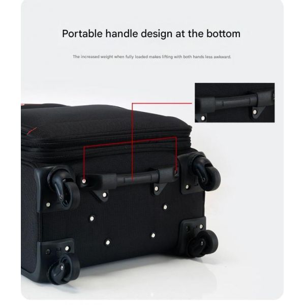 Waterproof and Scratch-Resistant Oxford Cloth Suitcase with Password Lock and Zipper Closure in Upgraded Colors