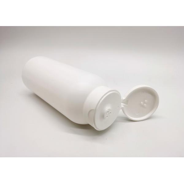 200ml White PET Plastic Cosmetic Bottles With Flip Top Cap