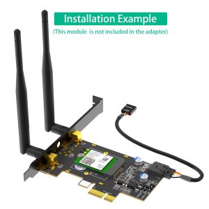 M.2 Key A to PCIe X1 Adpater The Perfect Solution for Faster WiFi Speeds