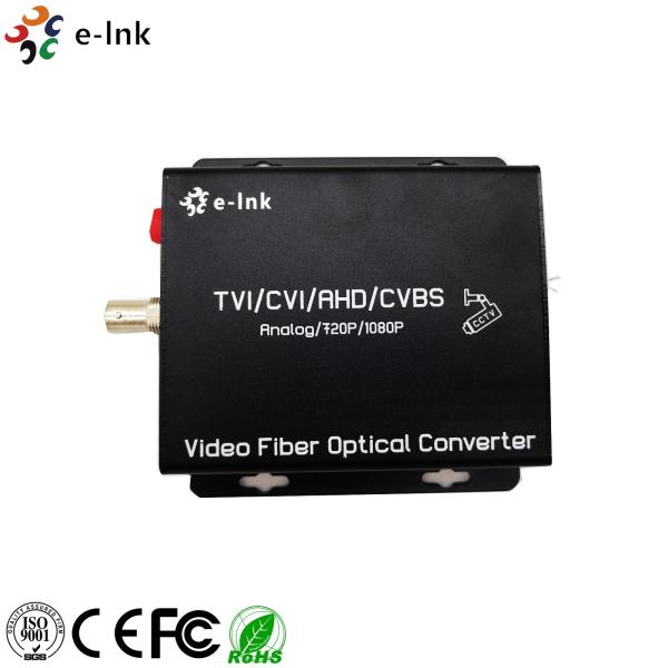 Quality 1Ch BNC CCTV Video To Optical Fiber Converter 50MHz Video Bandwidth wholesale